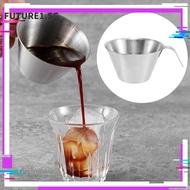 FUTURE1 Espresso Shot Cup, Stainless Steel 100ml Espresso Measuring Cup, Accessories 304 Universal Coffee Measuring Glass