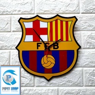 Barcelona fc Wall Clock/barcelona logo Wall Clock