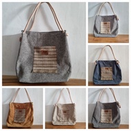Hobo burlap wick premium/ bag jogja/ bag typical jogja/ souvenir jogja bag Wanita/ burlap bag cute b