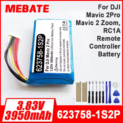 New 3.83V 3950mAh 623758-1S2P Battery for DJI Mavic 2Pro 2 Pro , Mavic 2 Zoom, RC1A Remote Controlle