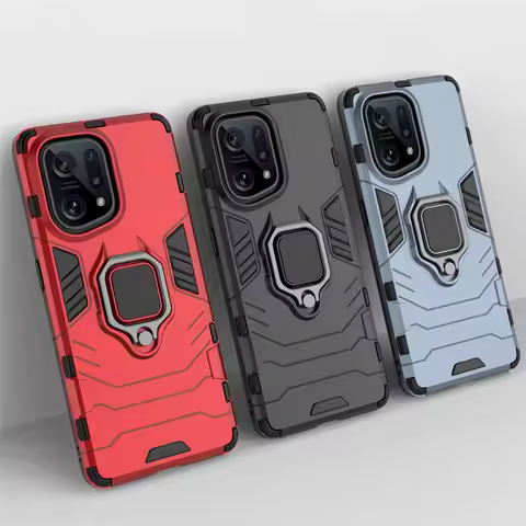 For OPPO Find X5 Case Cover For OPPO Find X3 X5 Pro Lite Cover Armor PC Shockproof Soft TPU Phone Ba