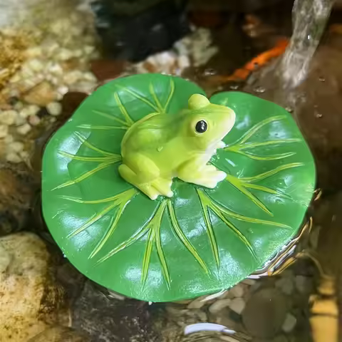 Floating Frog Decoration for Garden Pond Swimming Pool Season for Pond Yard Decor Decoration Animal 