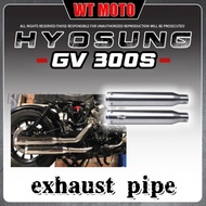 Big sale For HYOSUNG GV300s dual exhaust pipe Hyosung gvs 300 Gv 300 s 300Gvs gv300s 300sGv gv 300 s