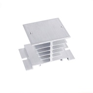 ‘；【=- Single Phase Heat Sink Base Mini SSR Solid-State Relay Dedicated Heat Dissipation Fin Aluminum Fixed Base