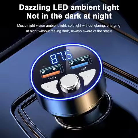 NEW High-end Car MP3 Player Car Bluetooth Receiver Adapter Car Charger Fast Accessorie Mobile Naviga