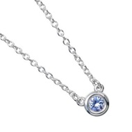 【日本直送】蒂芙尼 TIFFANY&Co. Color by the Yard 藍色 項鍊 銀 925 彩色寶石 約 1.65g【二手】A 級