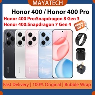 Honor 400 Snapdragon 7 Gen 4 90W/Honor 400 Pro 6.55 inches Snapdragon 8 Gen 3 100W wired 7200mAh 120