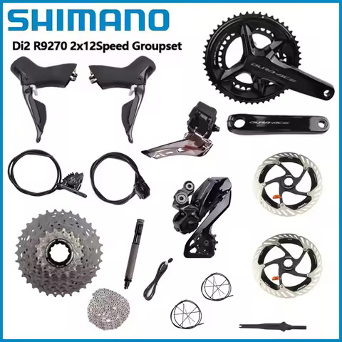 SHIMANO Di2 Dura Ace R9200 Crankset R9270 ST BR R9250 FD RD DN300 Batter R9200 Cassette MT900 Rotor