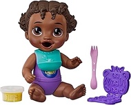 Baby Alive Dinnertime Creations, Black Hair Doll with Play Food Accessories, 11 inches, Toys for 3+ 
