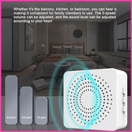 Door Bell Ringer Wireless Wireless Door Bell Easy Mounting Water Resistant 38 Chimes Adjustable Volume Plug In naisg