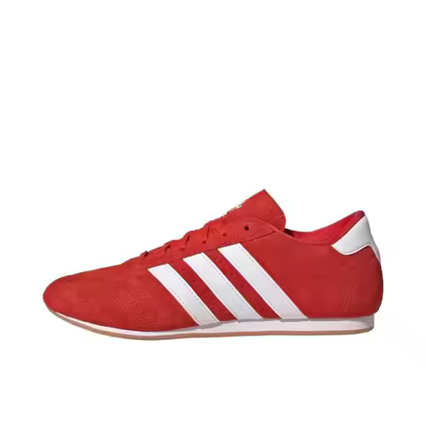 Adidas Originals Taekwondo Women and Men Non-slip Low-Cut Durable Thin-Soled Casual Sports Shoes Red
