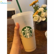 New Reusable Starbucks Color Changing Cold Cup Plastic Tumbler with Lid Plastic Cup Starbuck tumbler livebecool