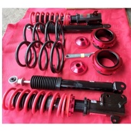 Perodua Kenari Kelisa Adjustable High Low Body Shift Absorber Spring Set - READY STOCK