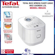 TEFAL RK5221 RICE XPRESS FUZZY LOGIC RICE COOKER 1.5L WITH 12 COOKING PROGRAMS 750W, 2 YEARS WARRANTY