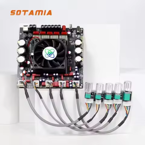 SOTAMIA TPA3255 Subwoofer Amplifier 600W+300Wx2 2.1 Bluetooth Power Amplifier AUX USB Amplificador H