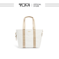 TUMI ALPHA BRAVO ESSENTIAL SMALL EAST/WEST TOTE กระเป๋าโท้ท OFF WHITE/TAN COLOUR