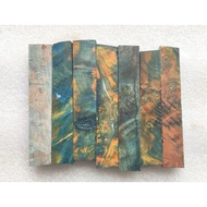 18x18x116mm HM Birch burl pen kosong kayu stabil berwarna-warni Pen kosong