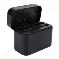 Battery Charger 10-Bays Individual Rechargeable Battery Charger Case Magnetic Flip-Top Design for 1.