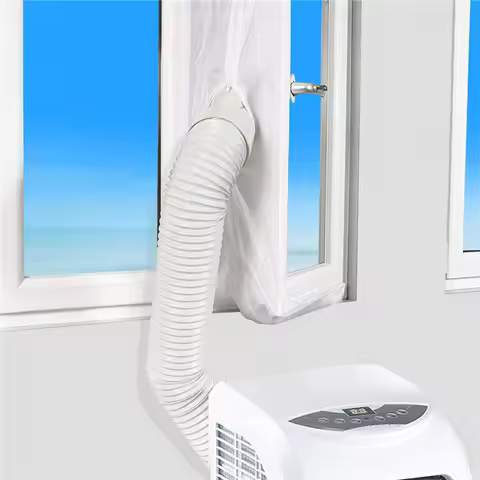 3/4/5M AirLock Window Seal, Portable, Air Conditioner Cover Flexible Cloth Sealing Plate Window Seal