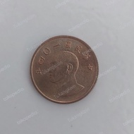 Uang Koin Taiwan 1 Dollar Yuan