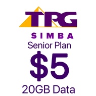 SIMBA TPG Senior Plan 20GB Top Up/Renew/Recharge