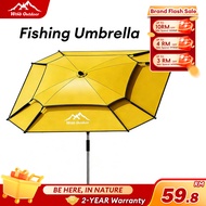WTHB Fishing Umbrella Adjustable Payung Mancing Beach Besar Portable 360° Camping Patio Umbrella