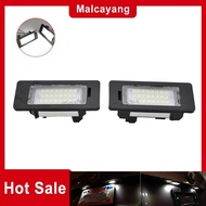2x Canbus LED License Number Plate Light Lamp For BMW 3 5 Series E39 E60 E61 E90 E92 Car Accessories