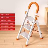 XYXingqibao Ladder Home Folding Stair Aluminium Alloy Herringbone Ladder Interior Decoration Telescopic Stainless Steel