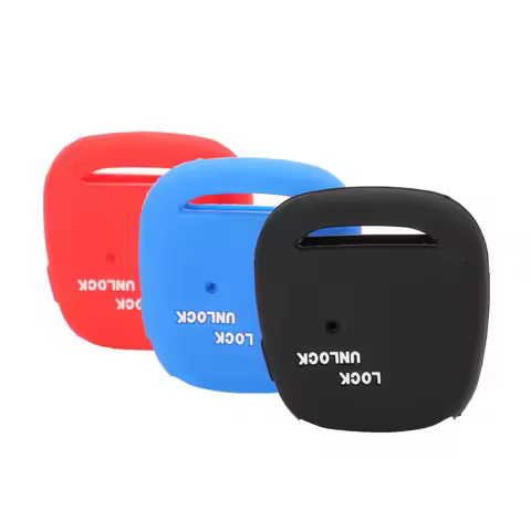 jingyuqin Remote Coloful Silicone Car Key Cover Case For Toyota RunX Carina Filder Estima Previa Cor