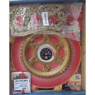 HONDA CBR150R (6 srcew) Kit set. sprocket & chain