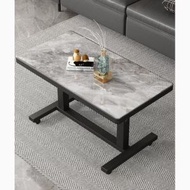 全城熱賣 - 升降茶几變餐桌電腦桌茶几梳装枱電視架多用途設計(方形+意大利灰+玻璃桌面)100x57cm#H099025288