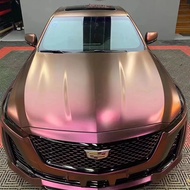 1.52*18m Matte Diamond Chameleon Vinyl Car Wrap With Air Release Car Body Pvc Sticker