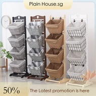 Household Snack Rack Snack Storage Rack Bedroom Storage Rack Multi-Layer Living Room Storage Rack Ra