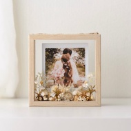 訂製 四寸相框 永生花 乾燥花 拍立得照片