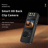 080P HD Back Clip Body Camera, Rotatable Ultra-Wide Angle Lens, F2.4 Night Vision, Built-in Mic, Loo
