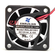 XINRUILIAN RDL4015S1 12V 0.10 A 4CM 4015 Cooling Fan