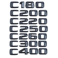 ABS Car Sticker Trunk Letters For Mercedes Benz C200 C220 W205 W204 W203 C260 C300 C320 C350 C400 C4