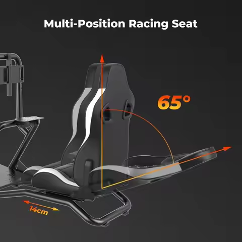 2026for ZY6013 Metal Racing Simulator Driving Cockpit for PC PS4 PS5 Compatible with G25 G27 G29 G92
