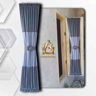 Minimalist Embossed Window Curtains for Window Width 30cm 40cm 50cm 60cm