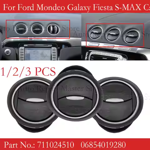 1/2/3Pcs Car Air Vent 1688403 For Ford Mondeo Galaxy Fiesta S-MAX Car Air-Conditioning Outlet 6M21U0
