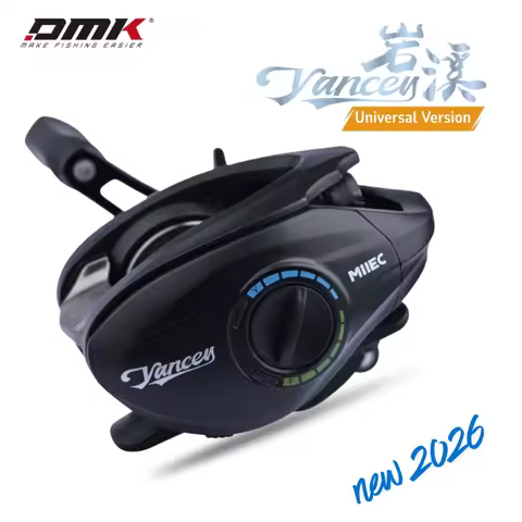 DMK Yancey Universal Baitcasting Reel Dual Mode DC 8.5:1 for Bait Weight 3.5-17g Versatile Fishing W