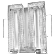 M shape Cold Smoke Generator For Bbq Grill Wood Dust Hot And Cold Smoking Salmon Meat Burn Cooking S