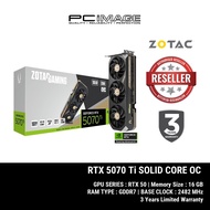 ZOTAC GAMING GEFORCE RTX5070TI SOLID CORE OC 16GB GDDR7 GPU GRAPHIC CARD