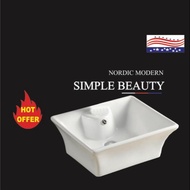 Premium quality Designer Above counter top Ceramic Basin, Sinki bilik air, 洗脸盆