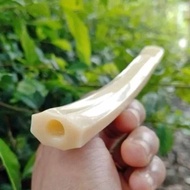 once pipa rokok tulang gading import way kambas semi blimbing 10 cm - 12 cm kuning gading termurah