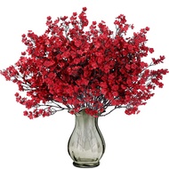 ดอกไม้ผ้าไหมสัมผัสแท้เทียมช่อดอกไม้พลาสติกดอกไม้ประดิษฐ์สำหรับงานแต่งงานที่บ้านแบบ DIY การจัดดอกไม้ของตกแต่งเทศกาลกลางโต๊ะในครัว1ชิ้น