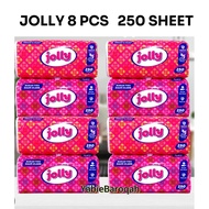 Jolly Facial Tissue 250 Sheets 8 Pcs – Soft & Thick Facial Tissue | Save on Homes & Resellers