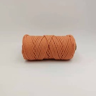 4mm 3 strands macrame rope color cotton cord 100% cotton rope macrame cord