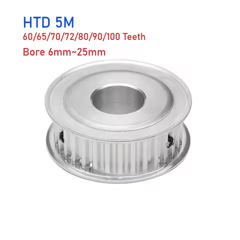 HTD 5M 60/65/70/72/80/90/100Teeth Synchronous Timing Pulley AF Type Bore 6~25mm 16/21mm Width Transm