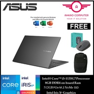 Asus VivoBook 14 K413E-AEB1445TS 14'' FHD Laptop Indie Black ( I5-1135G7, 8GB, 512GB SSD, Intel, W10